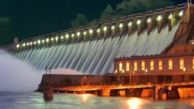 నాగార్జునసాగర్ జలాశయం (పాతచిత్రం)