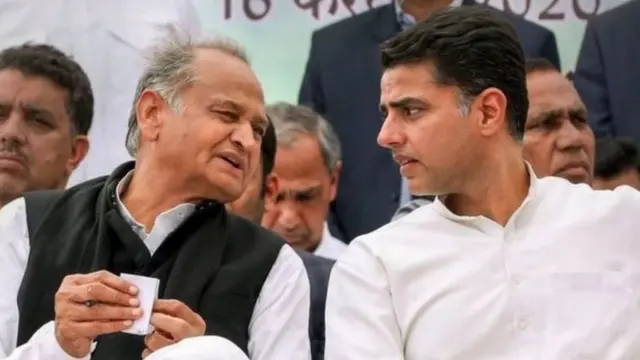 काँग्रेस, राजस्थान, अशोक गेहलोत, सचिन पायलट