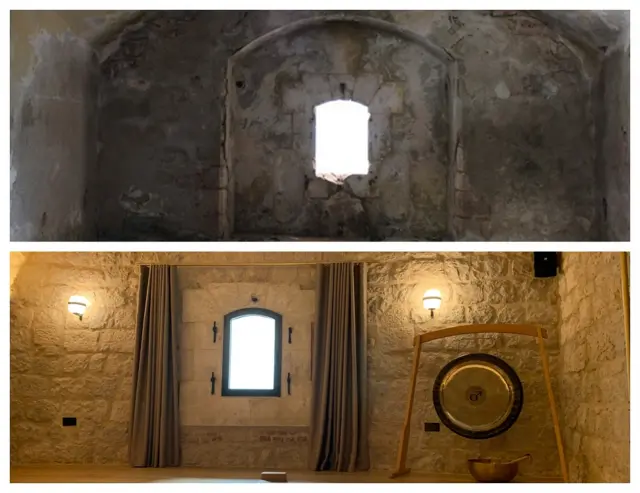 Nekad kazamat, danas soba za jogu i meditaciju sa gongom