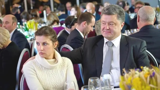 Петро Порошенко з дружиною Мариною
