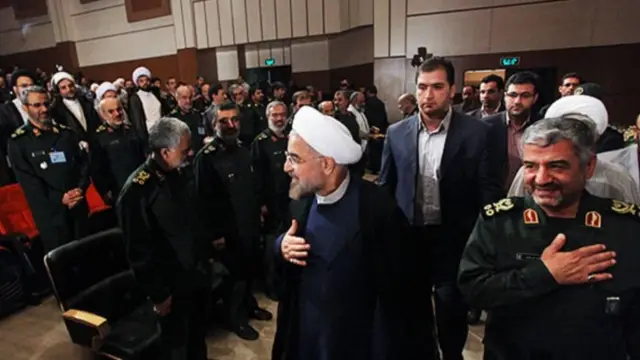 روحانی و سپاه پاسداران