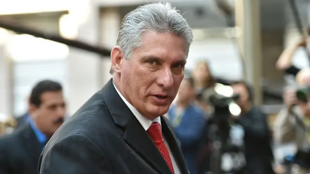 O vice-presidente cubando, Miguel Diaz-Canel