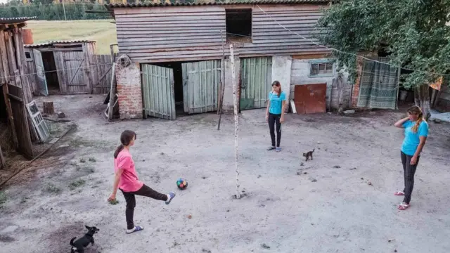 Niñas jugando