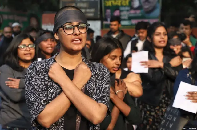 बलात्कार के ख़िलाफ़ प्रदर्शन