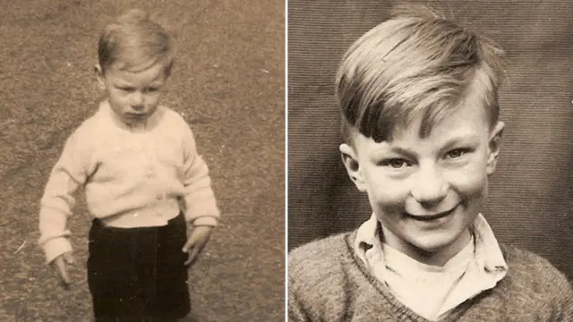 Fotos de Carolyn como niño