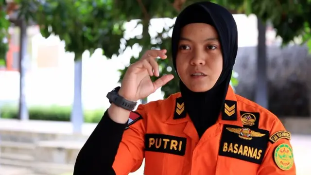 basarnas, lion air, putri dela karneta, penyelam, jt 610