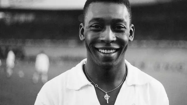 Pele in Santos jersey, 1961.