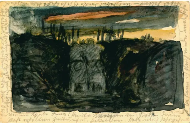 Осликана разгледница