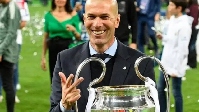 Zidane ne kawai kociyan da a tarihi ya dauki kofin Zakarun Turai uku a jere