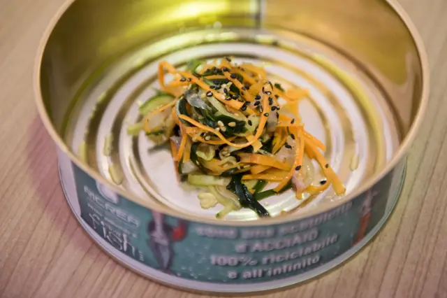 Ensalada de medusa hervida