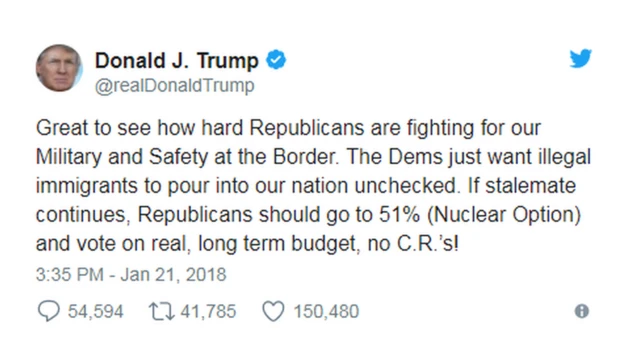 ትራምፕ ኣብ ትዊተር