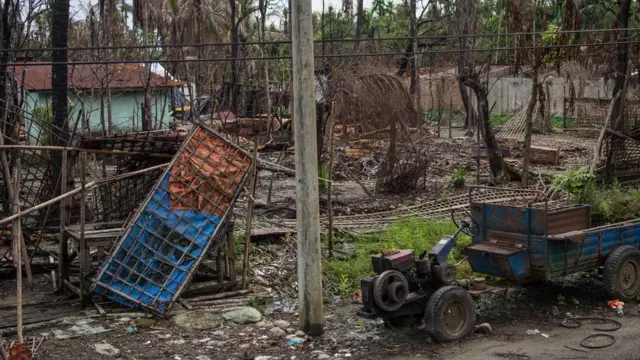 Desa Rohingya di Maungdaw