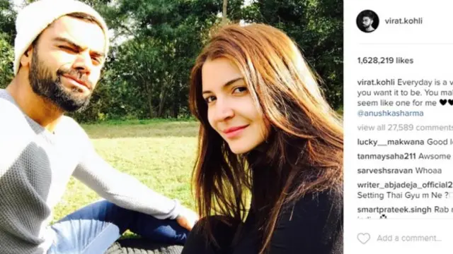 انوشکا، وراٹ کوہلی