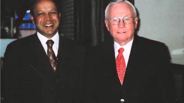 Pallab Ghosh and Neil Armstrong