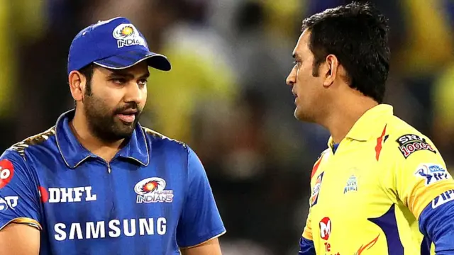 રોહિત શર્મા અને મહેન્દ્રસિંહ ધોની