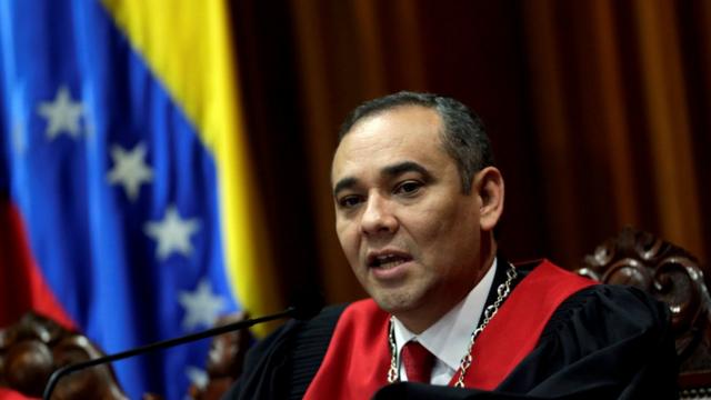 Maikel Moreno, presidente del Tribunal Supremo de Justicia de Venezuela.