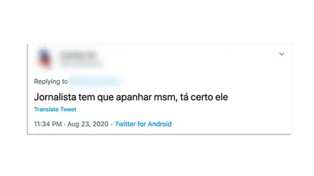 Reproduçãobetano apk modtuíte com ataque a jornalistas