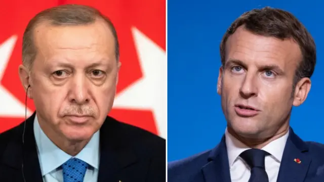 Presiden Erdogan dan Emmanuel Macron