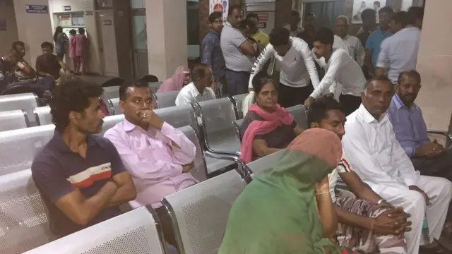 पठानकोट अस्पताल में भर्ती बच्चों के परिजन