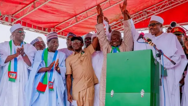 APC members and Buhari for Bauchi state