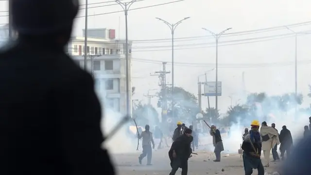 पाकिस्तान में झड़प