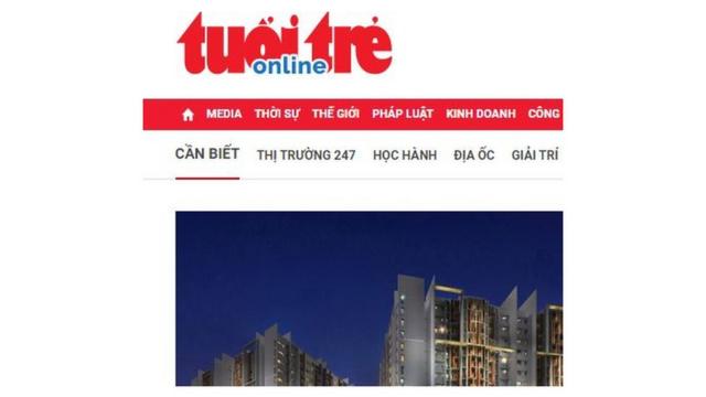 Tuổi Trẻ Online (tuoitre.vn) là bản điện tử của báo Tuổi Trẻ ở TPHCM
