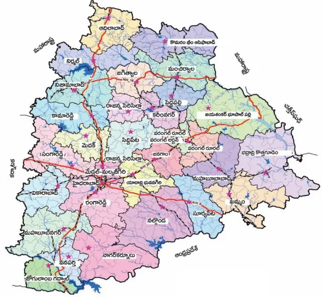 తెలంగాణ పటం