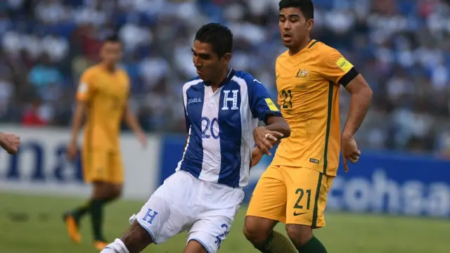 Partido de Honduras contra Australia