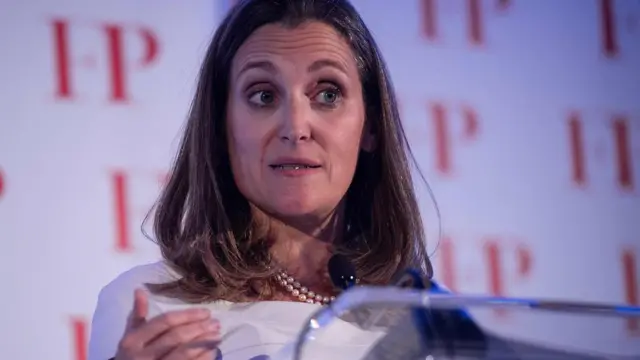 Canadian Foreign Minister Chrystia Freeland (13 June 2018)