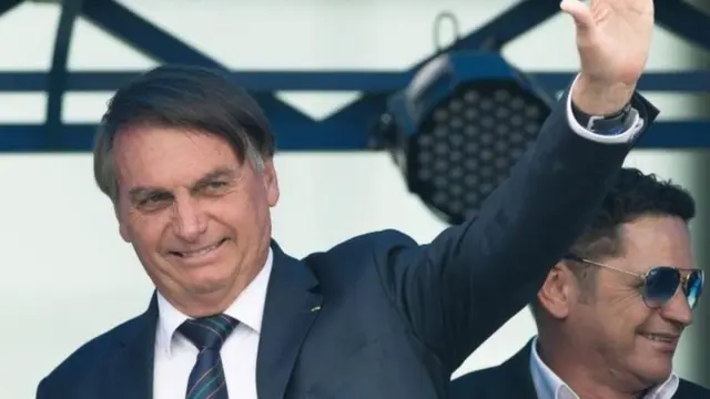 O presidente do Brasil, Jair Bolsonaro