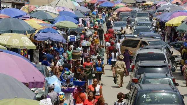 Jankara market for Lagos, Nigeria