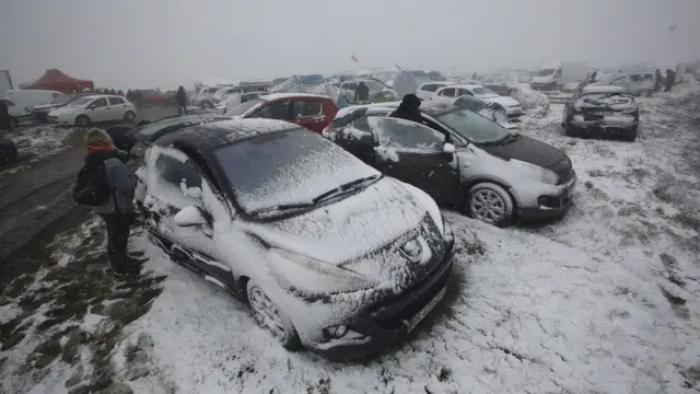 Автомобілі учасників фестивалю