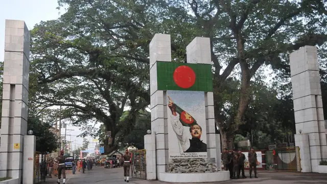 বেনাপোলে বাংলাদেশ-ভারত সীমান্ত।