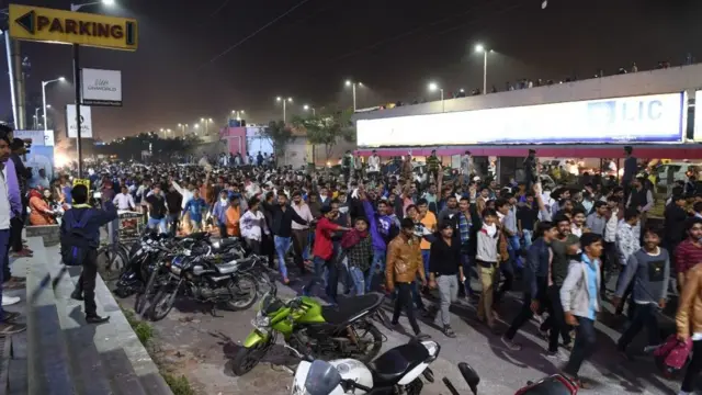 પદ્માવતના વિરોધમાં નીકળેલી રેલી