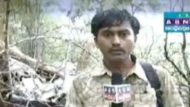 પત્રકાર બીએસએન મલ્લેશ્વરરાવ, સ્થળ પરથી રિપોર્ટિંગ કરતાં