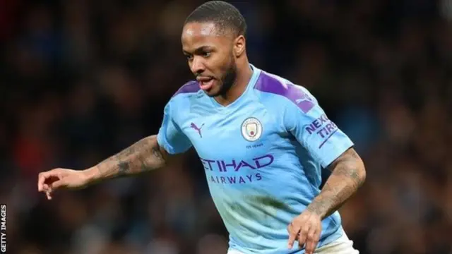Winga wa Manchester City na England Raheem Sterling, 25,