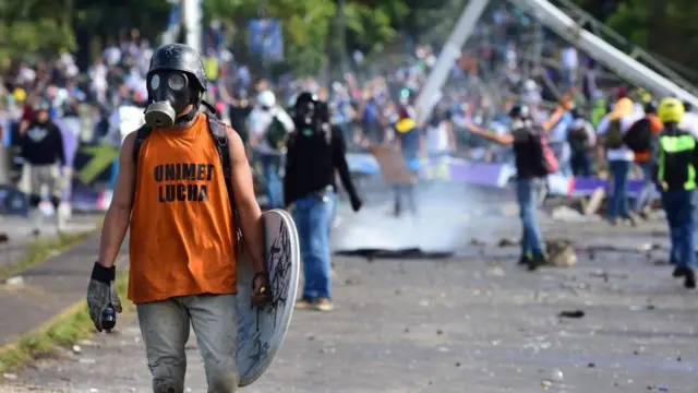 Venezuela'da protestolar