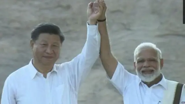 पंतप्रधान नरेंद्र मोदी, शी जिनपिंग