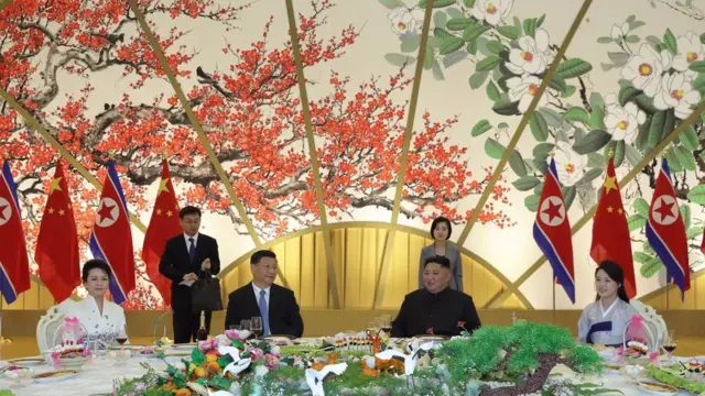 习近平与金正恩