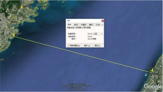 呂禮詩判斷的周姓男子來台路線