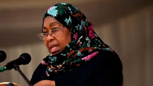 Rais wa Tanzania Samia suluhu Hassan