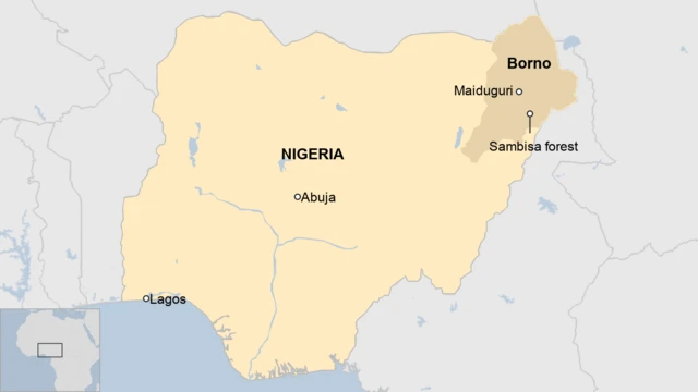 Map of Nigeria