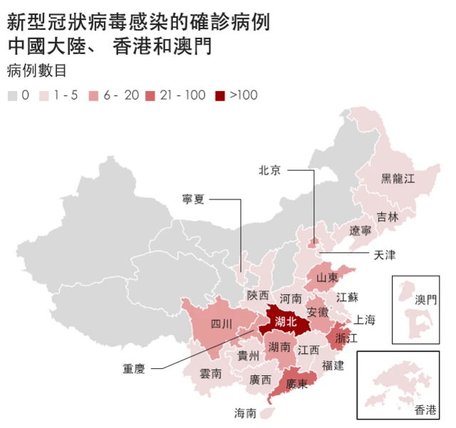 确诊病例地图