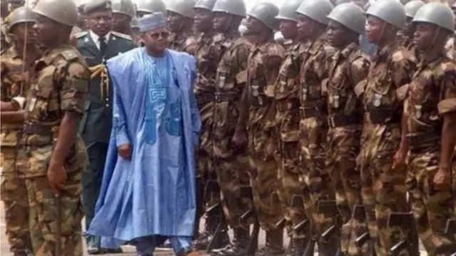 oloogbe Abacha n yẹ awọn ologun wo.