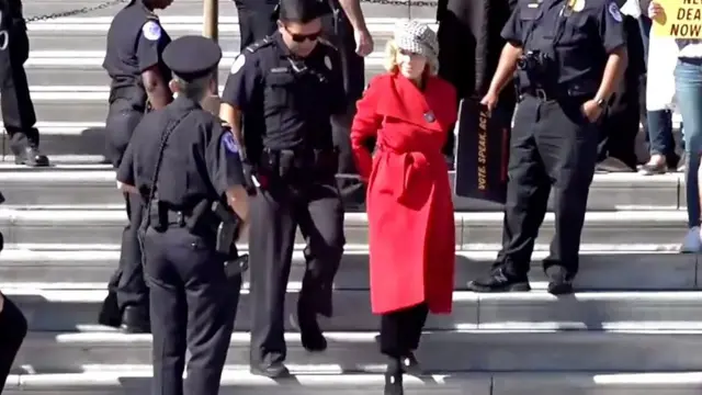 Arresto de Jane Fonda en Washington DC