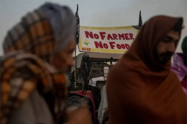 Protesta de campesinos en India