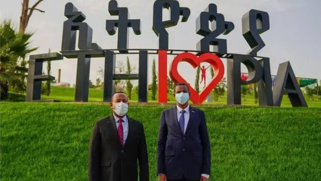 MM Abiy Ahimad Janaraal Mohaammad Hamdaan Daagaaloo waliin Finfinneetti