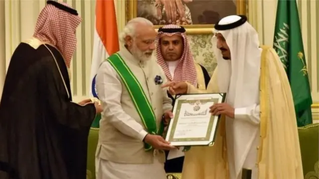સાઉદી અરેબિયામાં મોદી