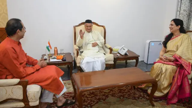 ஆளுநரை சந்தித்த உத்தவ் தாக்கரே