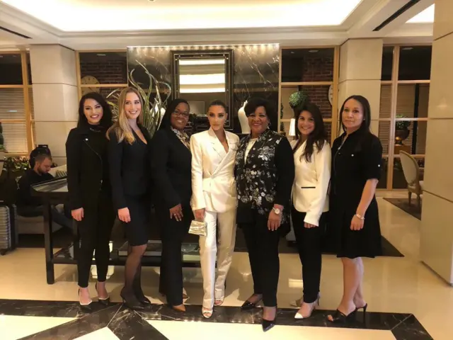 كيم كارداشيان في البيت الأبيض